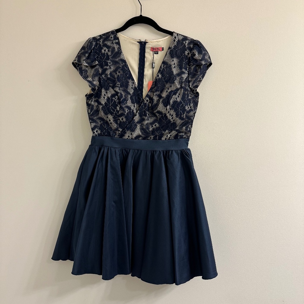 Navy ChiChi London Dress